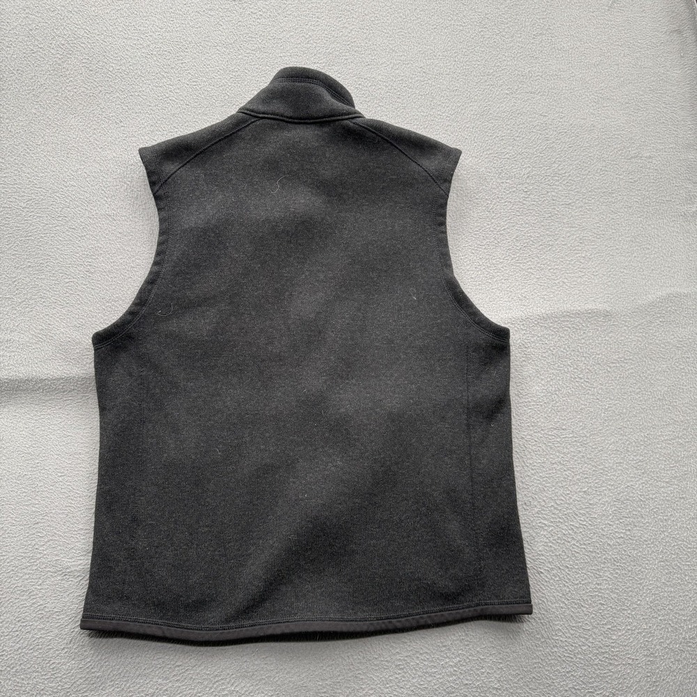 Patagonia Better Sweater Vest Mens Large Black Fleece Full Zip TOE Logo Pockets - Picture 2 of 10
